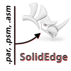 Solidedge3D to Rhino